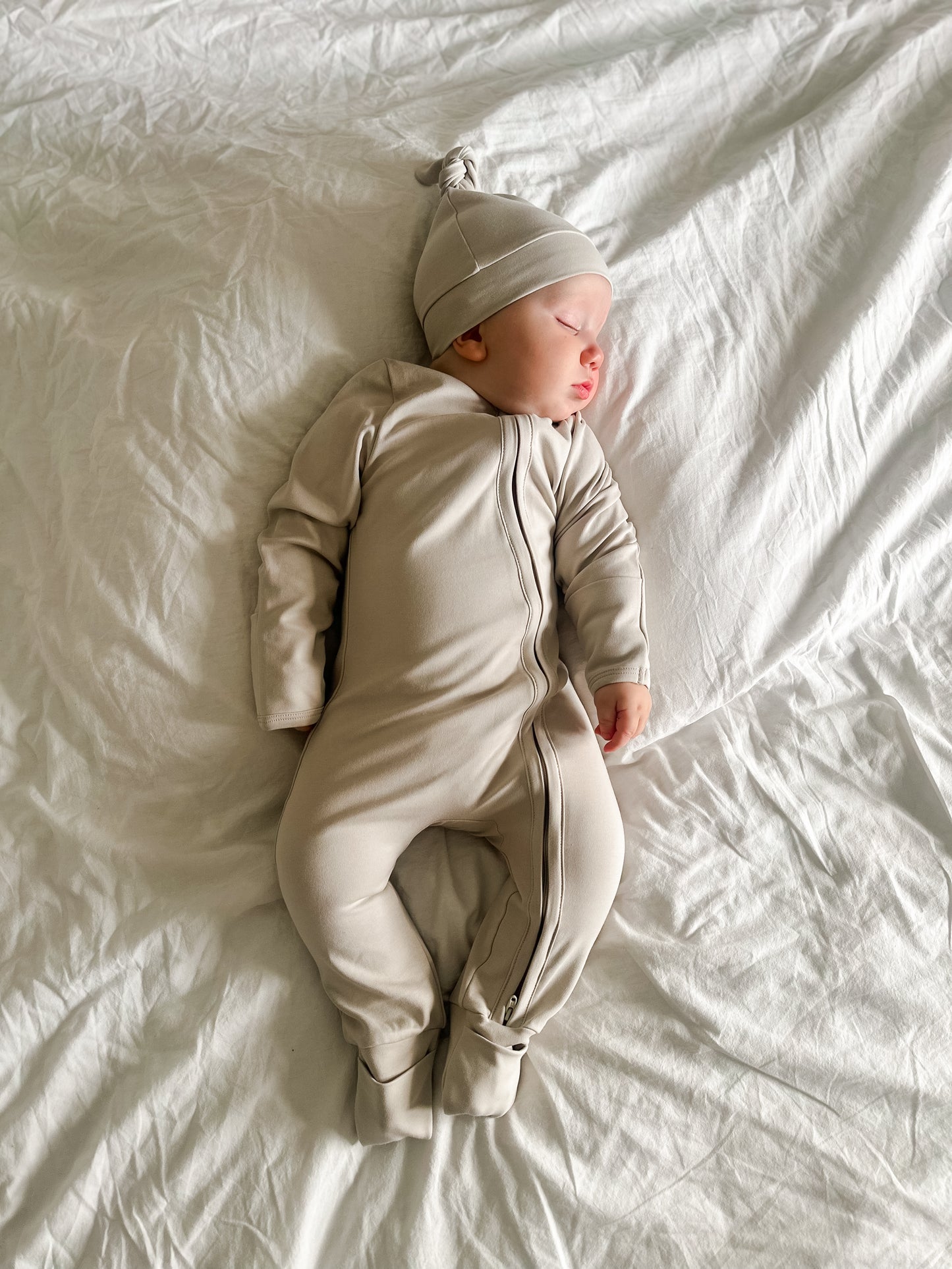 Stone Romper & Beanie