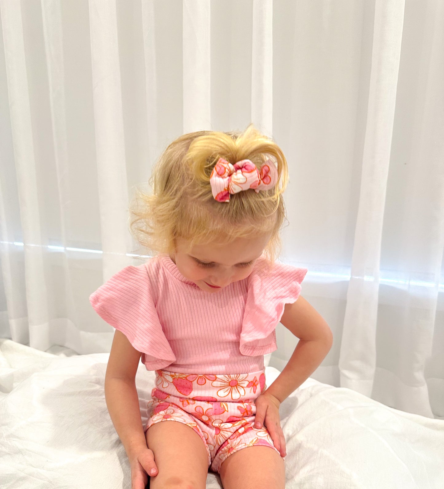 Berry Bloom Bike Shorts