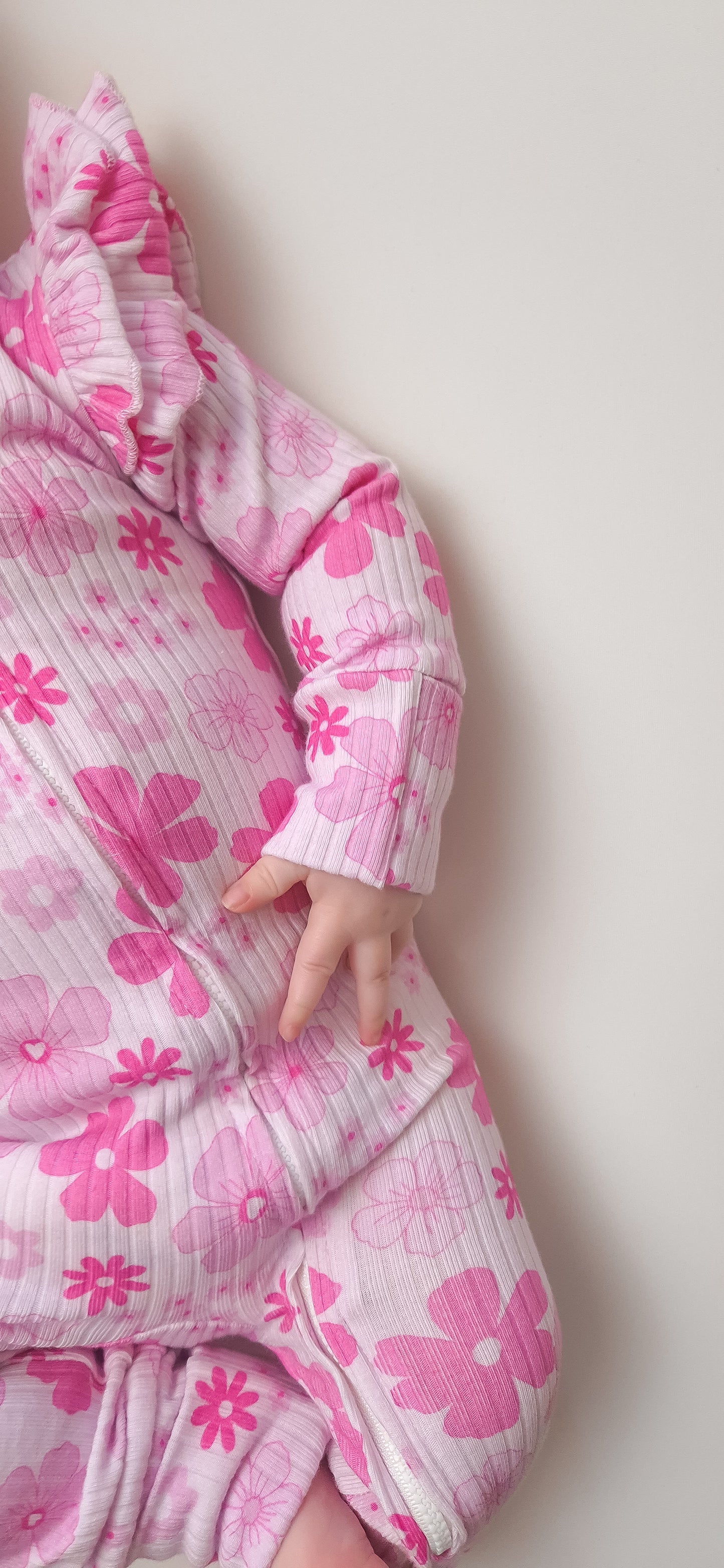 Pink Floral Romper