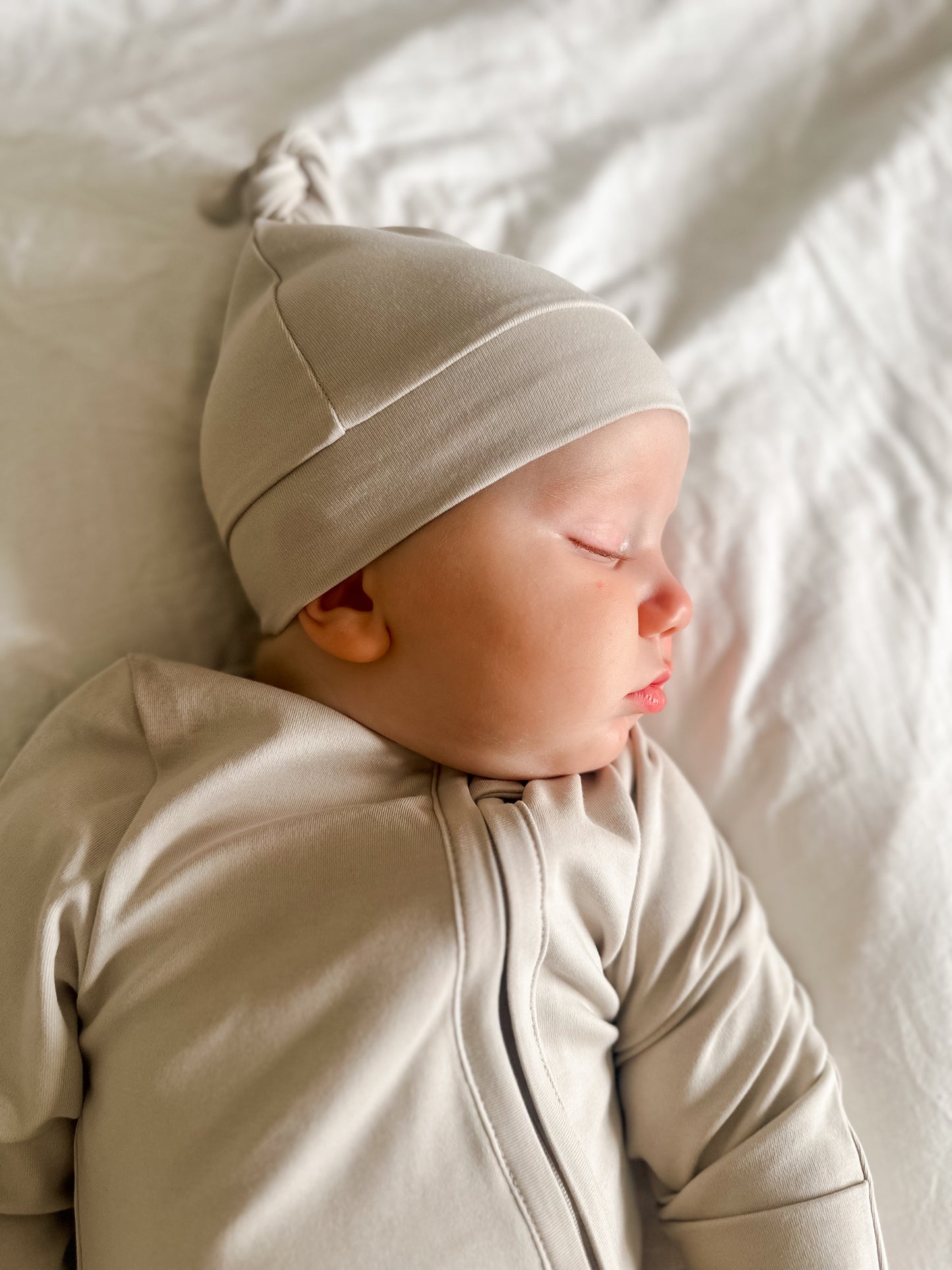 Stone Romper & Beanie
