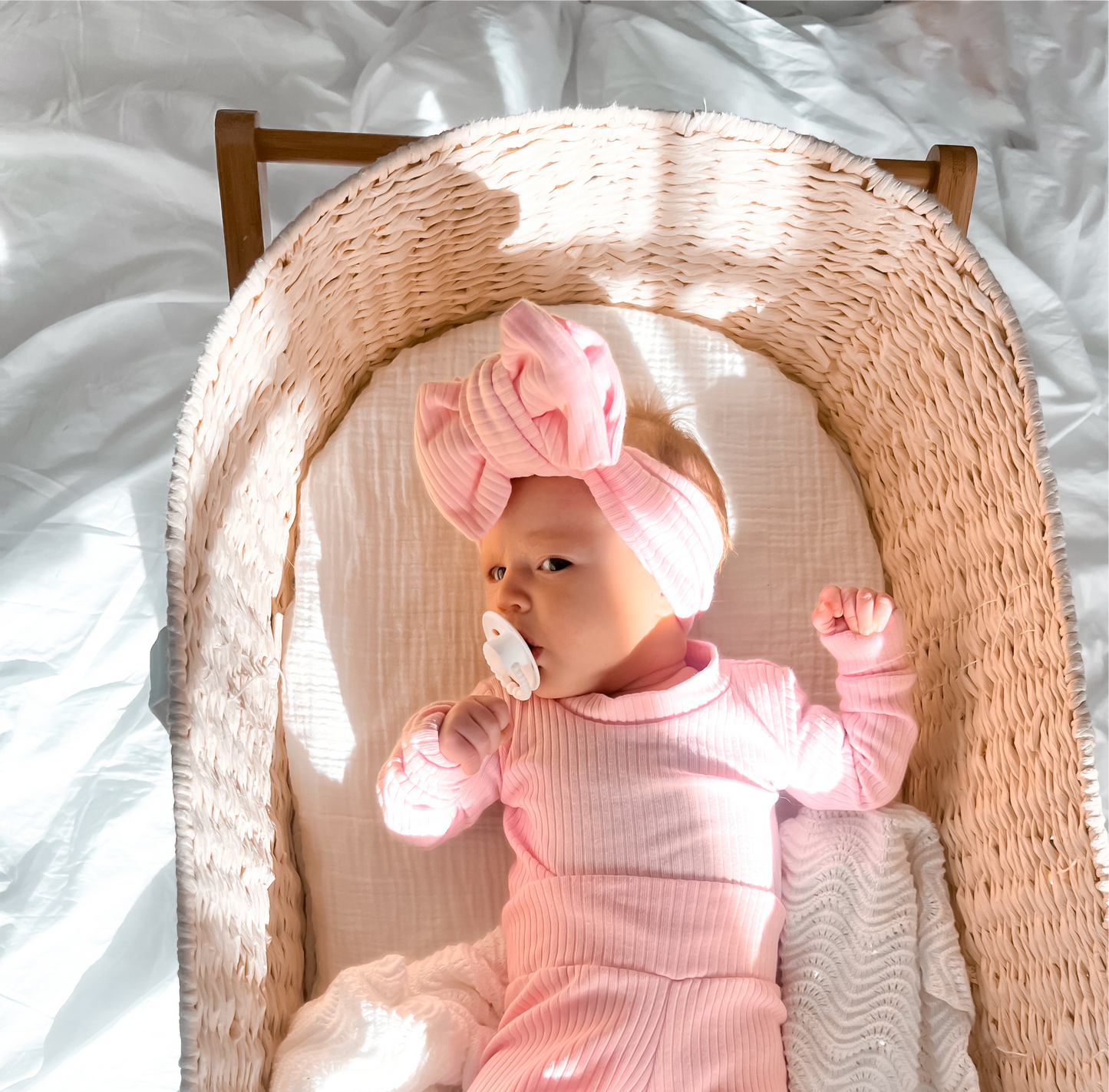 Petal Pink Oversized Bow