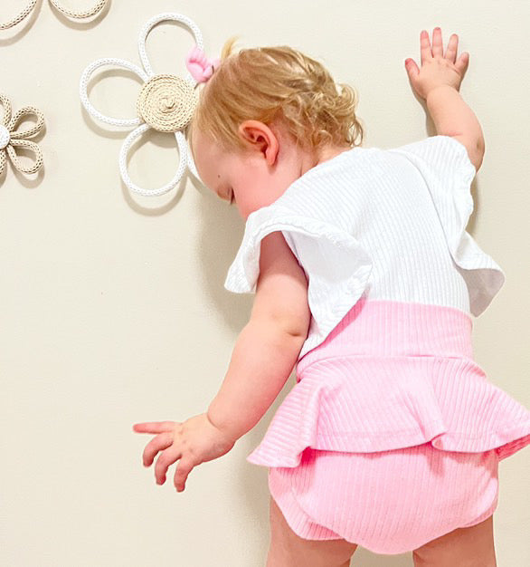 Petal Pink Skirted Bummies