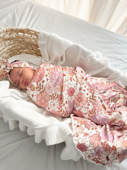 Blossom Ruffle Blanket