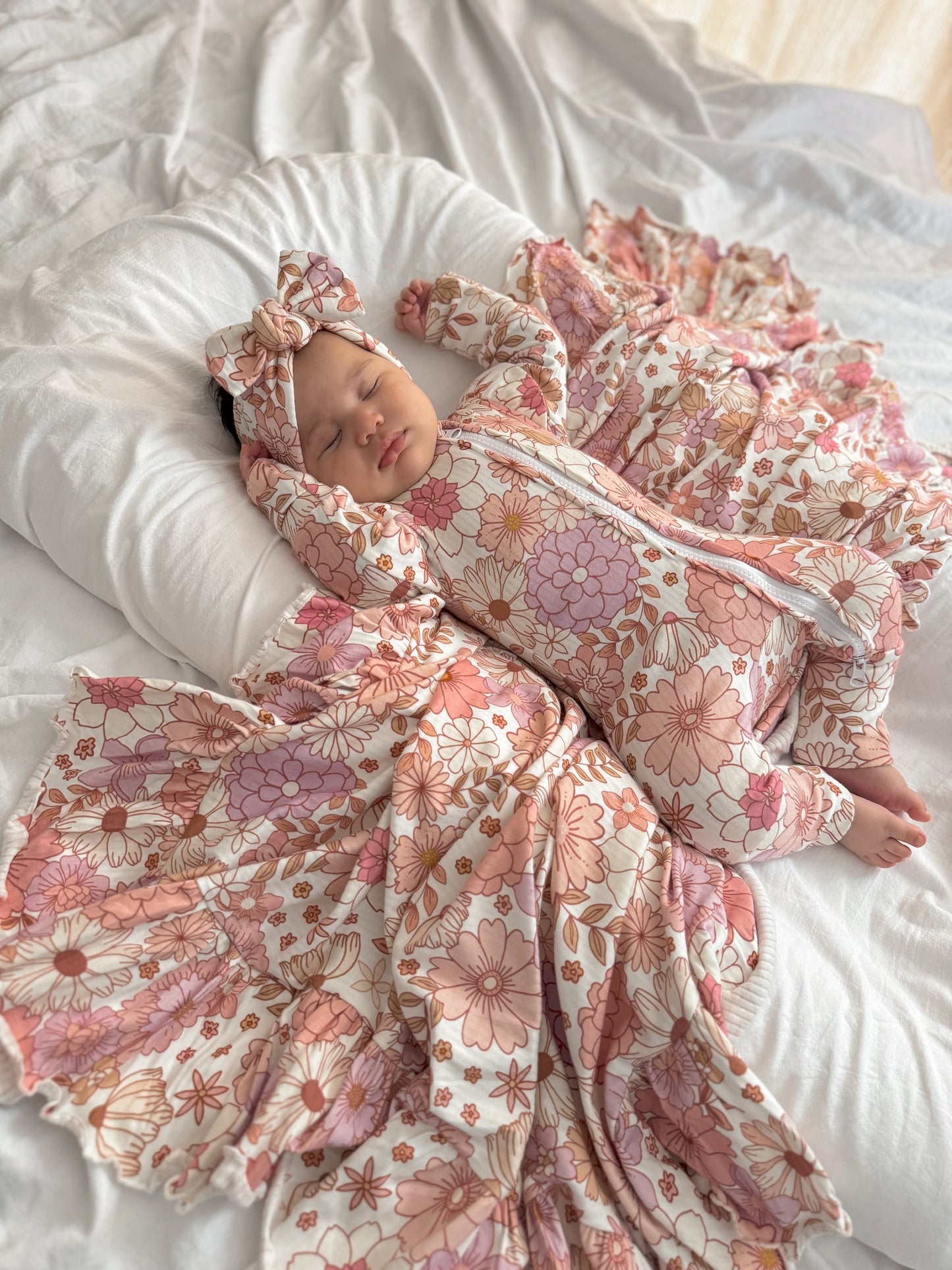 Blossom Ruffle Blanket