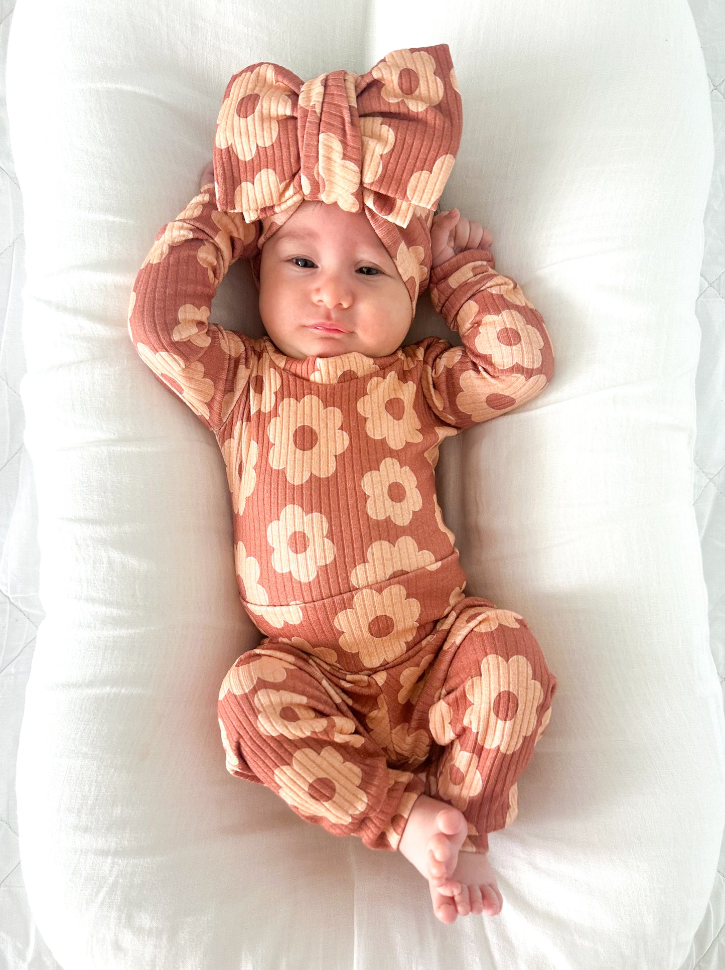 Cinnamon Bloom Oversized Bow