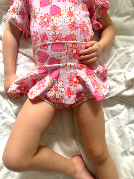 Berry Bloom Skirted Bummies