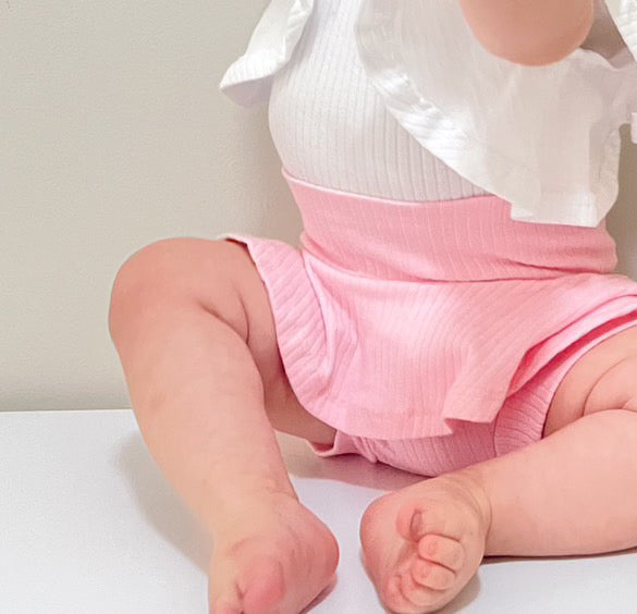 Petal Pink Skirted Bummies